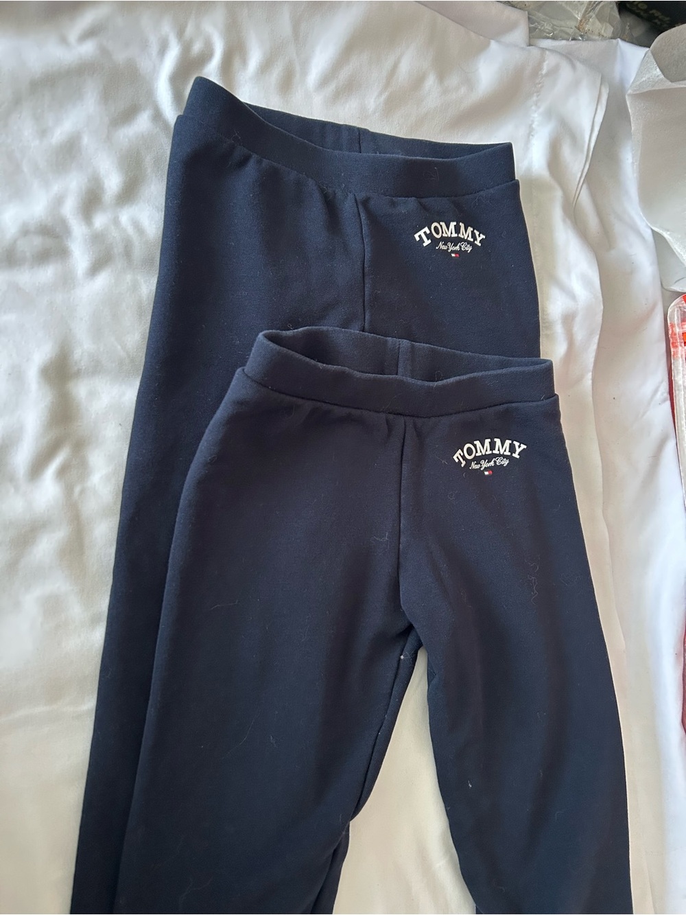 Tommy Hilfiger Navy Kids Sweatpants - with Logo